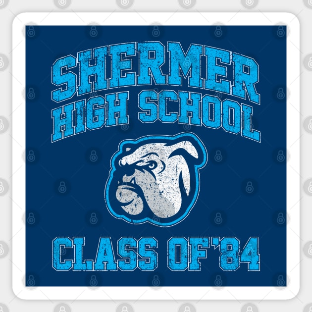 Shermer High School Class of 84 (Sixteen Candles) Sticker by huckblade